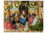Meister der Ursula-Lagende; Maria mit weiblichen Heiligen