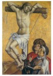 Meister von Flémalle (Robert Campin); Der Schächer Gesinas am Kreuz (Fragment)