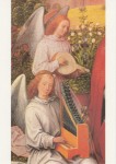 Memling Hans; Engel aus "Maria im Rosenhag" (Ausschnitt)