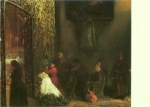 Menzel Adolph von (Friedrich Erdmann); Frühmesse , 1852