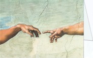Michelangelo Buonarroti; Die Erschaffung Adams (Ausschnitt) , ca. 1511
