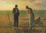 Millet Jean-François; Das Abendgebet - Der Engel des Herrn / Angelus , 1957/59