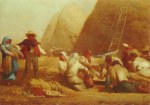 Millet Jean-François; Die Mahlzeit der Erntearbeiter