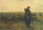 Millet Jean-François; Die Schafhirtin , 1864