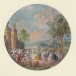 Miniaturen; Van Blahenberghe / Gesellschaft im Freien