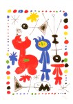Miró Joan - Miro; Figur und Vögel , 1948