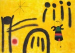 Miró Joan - Miro; Die kleine Blonde im Park der Attraktionen , 1950