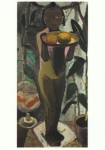 Modersohn-Becker Paula; Kinderakt mit Goldfischglas , 1906/07