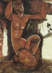 Modigliani Amedeo; Karyatide , 1911/12
