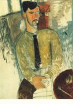 Modigliani Amedeo; Portrait Henri Laurens , 1915