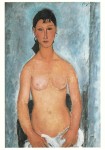 Modigliani Amedeo; Weiblicher Akt, stehend (Elvira) , 1918