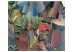Moilliet Louis; Das grosse Karussel , 1916/1917