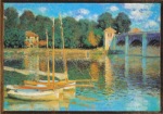 Monet Claude; Die Brücke von Argenteuil , 1874