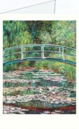 Monet Claude; Brücke über einen Seerosenteich , 1899