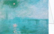 Monet Claude; Charing Cross Bridge, Nebel über der Themse , 1903