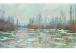 Monet Claude; Der Eisbruch - Treibende Eisschollen
