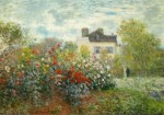 Monet Claude; Der Garten des Künstlers in Argenteuil , 1873