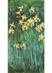 Monet Claude; Gelbe Iris , um 1914/17