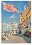 Monet Claude; Das Hôtel des Roches Noires in Trouville , 1870