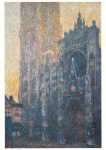 Monet Claude; Die Kathedrale von Rouen: Das Portal, Morgenstimmung , 1894
