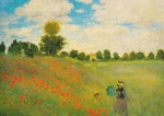 Monet Claude; Die Mohnblumen - Das Mohnblumenfeld bei Argenteil , 1873