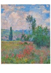 Monet Claude; Mohnblumenfeld bei Vetheuil , 1880