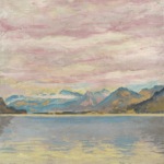Moser Koloman - genannt Kolo Moser; Wolfgangsee mit hohem Horizont - um 1913