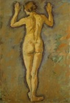 Moser Koloman - genannt Kolo Moser; Weiblicher Rückenakt , um 1913