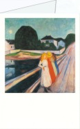 Munch Edvard; Vier Mädchen auf der Brücke , 1905