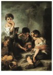 Murillo Bartolomé Esteban; Buben beim Würfelspiel , um 1670/75