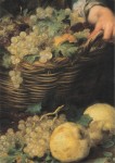 Murillo Bartolomé Esteban; Die kleine Obsthändlerin (Ausschnitt) , um 1670/75