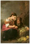 Murillo Bartolomé Esteban; Die kleine Obsthändlerin , um 1670/75