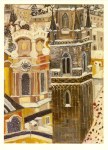 Muthspiel Agnes; Salzburger Türme im Winter , 1955
