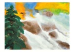 Nolde Emil; Berglandschaft (mit Tanne)