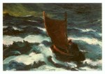 Nolde Emil; Boot in See , 1921