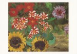 Nolde Emil; Dahlien und Sonnenblumen , 1935