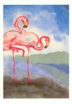 Nolde Emil; Zwei Flamingos , 1923/24