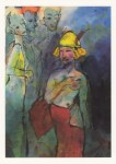 Nolde Emil; Frau mit Goldhelm , 1938/45