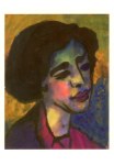 Nolde Emil; Frauenportrait