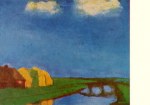 Nolde Emil; Friesengehöft am Kanal , 1935