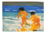 Nolde Emil; Kinder am Strand , 1930