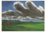 Nolde Emil; "Landschaft mit jungen Pferden" , 1916
