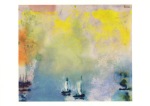 Nolde Emil; Lichtes Meer (zwei weiße Segel) , 1946