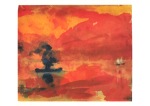 Nolde Emil; Meer mit Dampfer , 1946