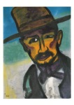 Nolde Emil; Portrait eines Spaniers , 1921
