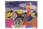Nolde Emil; Publikum im Cabaret , 1910/11