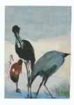 Nolde Emil; Schwarzer Storch und Reiher , 1923/24