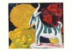 Nolde Emil; Stillleben (mit gestreifter Ziege) , 1920