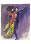 Nolde Emil; Tanzendes Paar , 1910/11