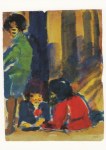 Nolde Emil; Im Wald (Theaterszene) , 1910/11
